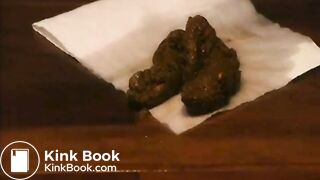 Jenniffer shiting out a huge turd