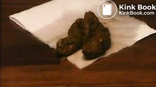 Jenniffer shiting out a huge turd