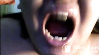 Chubby Filipina Scat Wife Pees Shits Then Eats It on Skype for Me