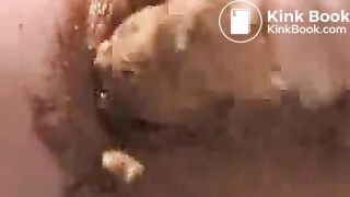 dildoed_ass_shitting