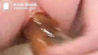 dildoed_ass_shitting