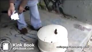 Pauline_Kisha outdoor poop