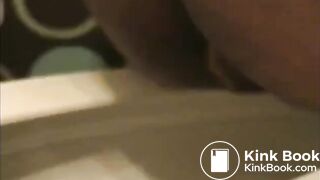 Ebony girl pooping in toilet 2