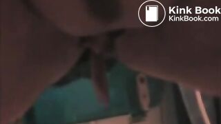 Sexy ebony letting it out