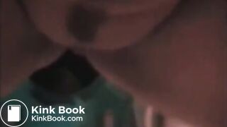 Sexy ebony letting it out