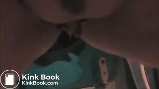 Sexy ebony letting it out