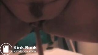 Sexy ebony letting it out