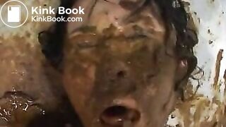 Japanese girls shit  on and fuck another Japanese girl 2