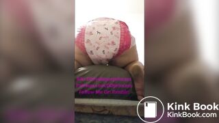 DDP rearz princess diaper poop