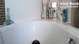 Mistress poops in mouth of hairy athletic man