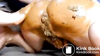 SCAT FISTING WITH PLENTY OF POOP