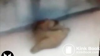 femme qui se se soulage a un arrêt de bus - YouTube