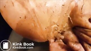 Scat couple anal fucking