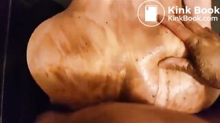 Scat couple anal fucking