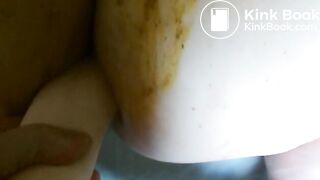 10in dildo in my arse