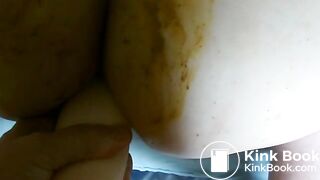 10in dildo in my arse