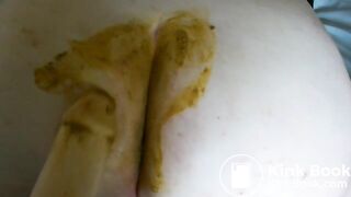 10in dildo in my arse