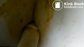 10in dildo in my arse