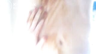 young blonde scat smearing and tasting