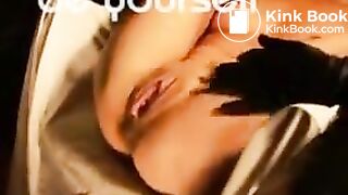 Blindfolded man licks off brown feces