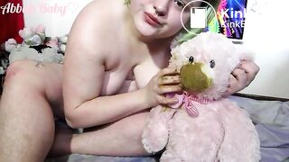Shitting on stuffed toys