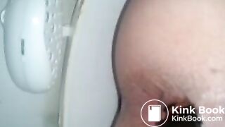 Her first quick poop on mobile cam