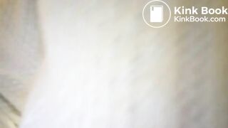 Girl in Toilet with Camera Recording Herself Shitting