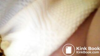 Girl in Toilet with Camera Recording Herself Shitting