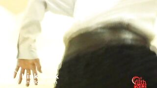 Shit on a plate and examine the shit 5