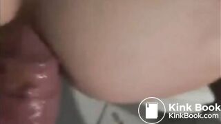 Deep thrusts into shitty hole