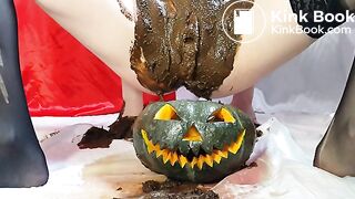 Anna Coprofield - Trick Or Treat (Clip) Shitting from pussy 1