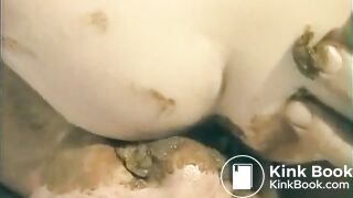 hardcore eating that amateur shit from her ass