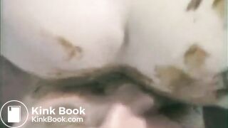 hardcore eating that amateur shit from her ass