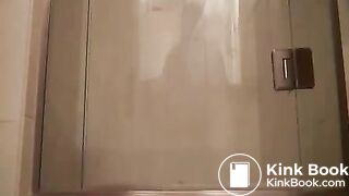 Pretty brunette pooping collection