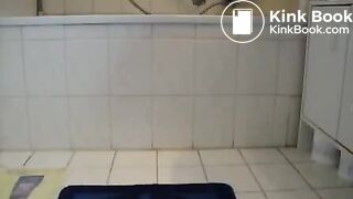 Scat into husbands mouth - shit eating