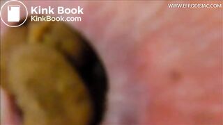 Releasing big poop in the bath