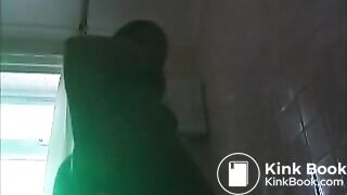 Ebony girl enema scat