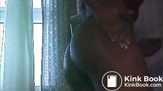 Ebony girl enema scat