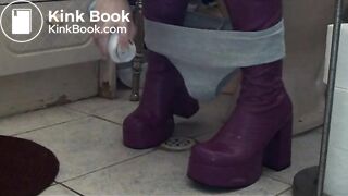 purple boots