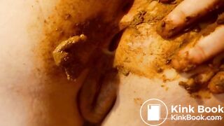 Pantypoop into scat blowjob and fucking  LucyScat