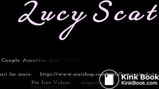 Pantypoop into scat blowjob and fucking  LucyScat