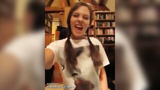 German teen eating scat ice cream