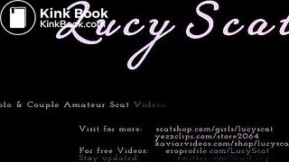 Shit stuffed pussy got fucked  LucyScat