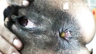 KITTY CATHERINE'S BLACK DIRTY ASS HOLE