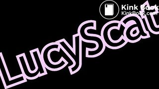 Hard poop in Bathtub  LucyScat