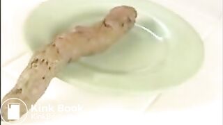 Nadiah Pooping and Smearing Shit