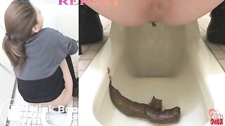 girl shits and moans