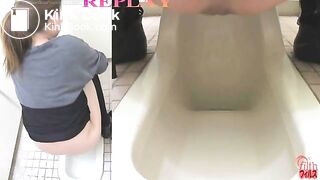 girl shits and moans