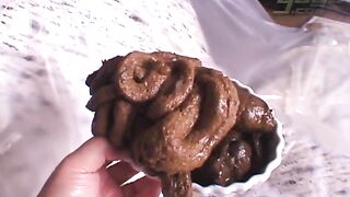 HUGE load of shit by cute japanese girl (Aso Miku) uncensored