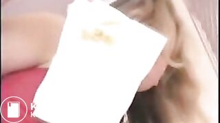 Annah Pooping And Smearing Shit